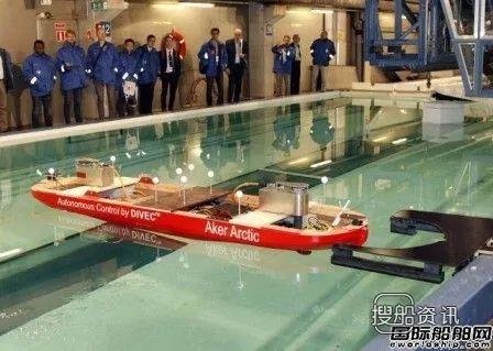 绕障碍物跑教案 Aker Arctic成功完成无人船绕障碍物试验
