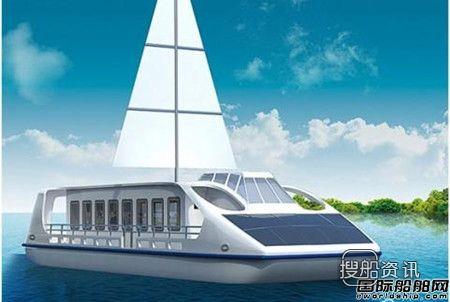 我国首艘客箱船 湖北首艘太阳能动力船将下水