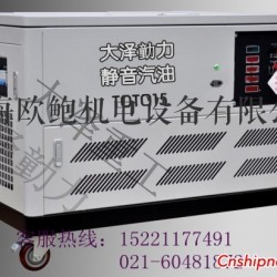 汽油发电机什么牌子好 15KW四缸水冷汽油发电机