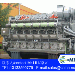 300kw天然气发电机组 NIGM 26V12 3000kw天然气气体发电机组