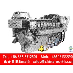 2018双燃料车型推荐 MTU技术NIGM-165SV16双燃料发动机供应