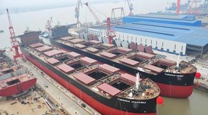 中国第一季度船舶出口量年同比上涨