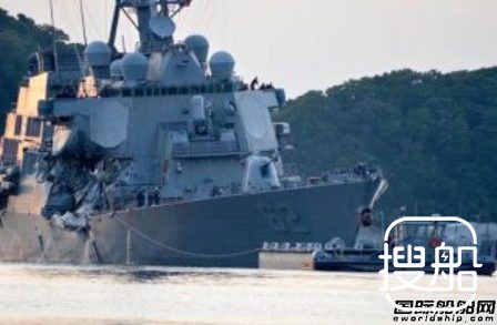 Patriot将美被撞驱逐舰运回美国维修