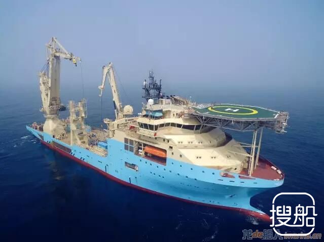 大连中远船务首制深水海工作业辅助船完成试航