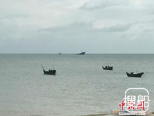 广东货船在广西北海海域沉没
