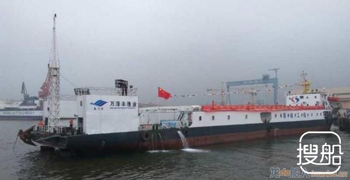 国内首艘养殖工船日照启航