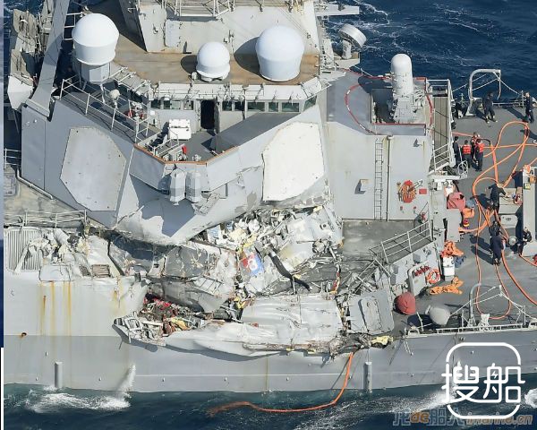 外界猜测美军舰与菲籍货船相撞原因美舰指挥官难逃追责