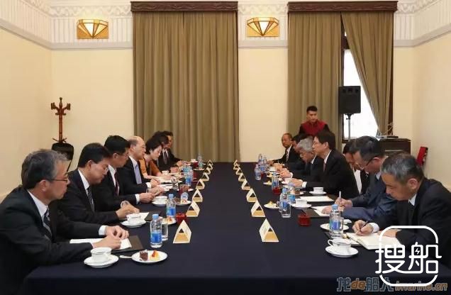 吴强会见三井造船代表取缔役社长、首席执行官田中孝雄一 ...
