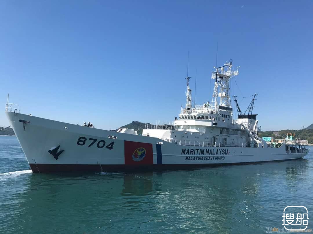 日本送马来西亚二手海保船到货