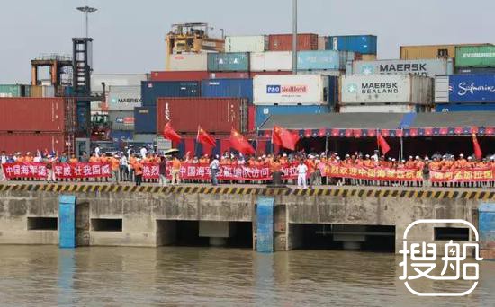 中国舰队抵达孟加拉国访问 码头竟然有人喊妈妈