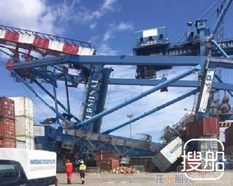 码头岸桥又被撞断，肇事船只中远大智轮
