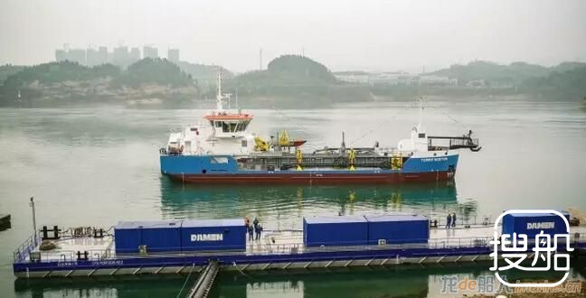 宜昌达门造船即将交付耙吸式挖泥船Damen 650