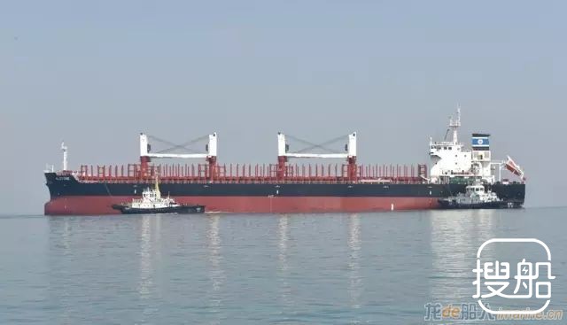 中航威海37650吨散货船完成试航