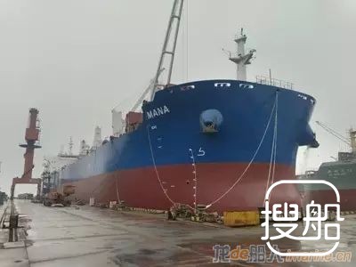 口岸船舶64000吨散货船试航凯旋