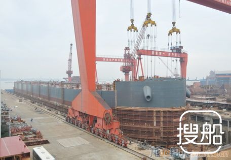 口岸船舶6#20.8万吨散货船实现全船贯通