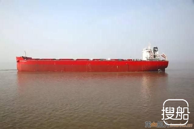 上海船厂交付一艘82000吨散货船