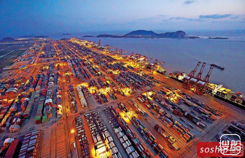 上海港集装箱吞吐量连续六年全球居首