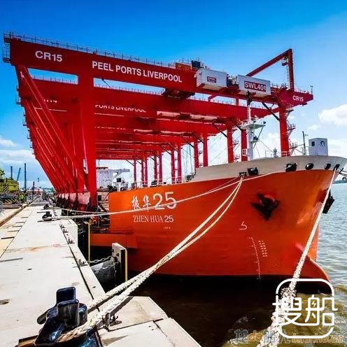 振华重工英国利物浦自动化码头项目正式投入运营