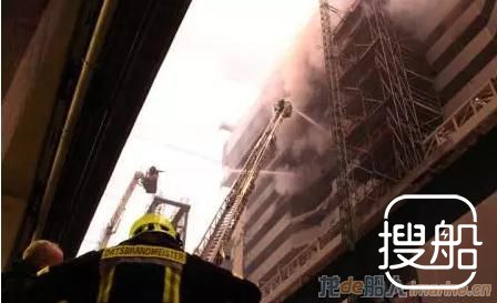 在建“中国邮轮”又起火