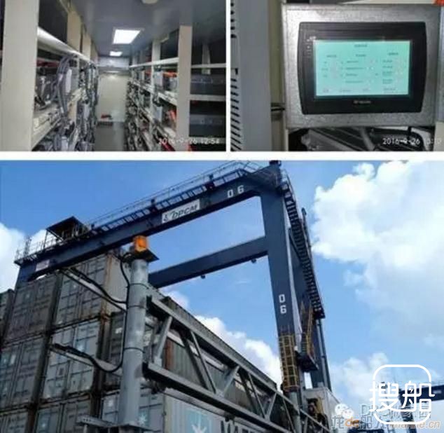 世界首台“全锂电池”场桥正式投入使用