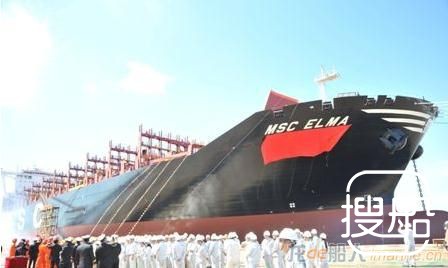 金海重工第二艘万箱船顺利交付