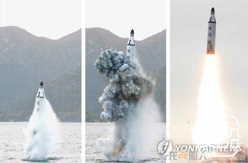 韩军方：朝试射导弹落入日本防识区