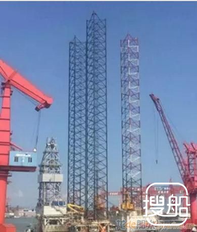 H6001自升式钻井平台完成倾斜试验