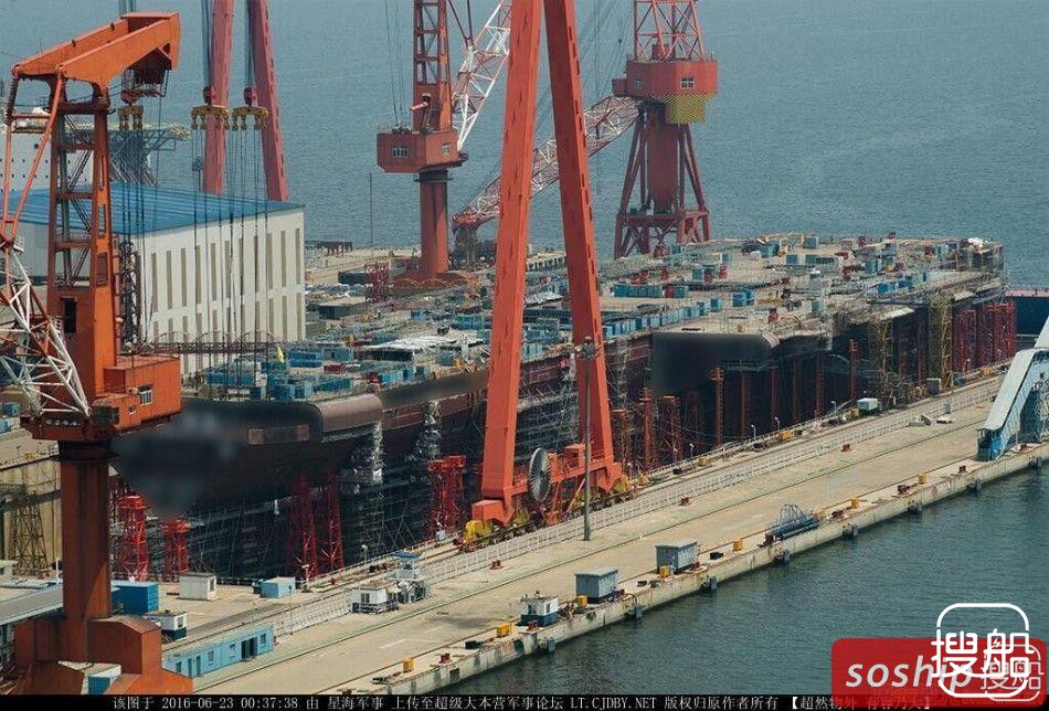 军内人士披露中国能同时建两艘航母 位于上海的船厂已扩 ...