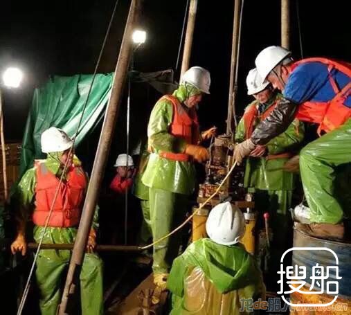 中船勘院创下国内海上静力触探109米的最深纪录