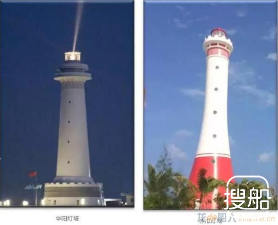 中国在南海新建成5座大型灯塔