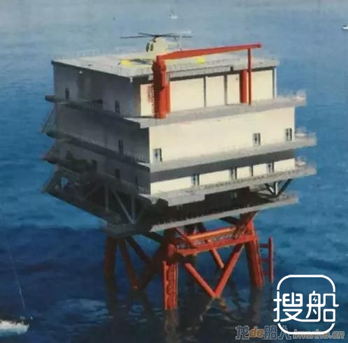 振华重工中标大唐滨海风电海上升压站项目