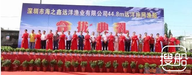 方圆造船45天完成6艘船舶大合拢