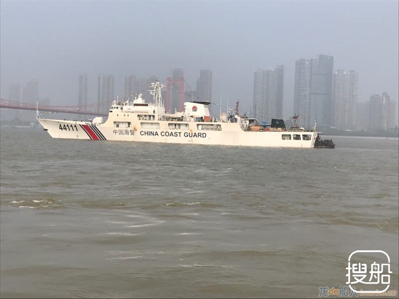 武船718型边防巡逻舰44111离厂