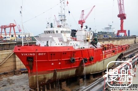 亚泰船舶首次承修海工三用工作船