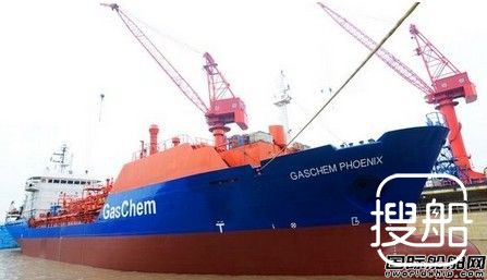 亚泰船厂完修首艘LPG船“凤凰”轮