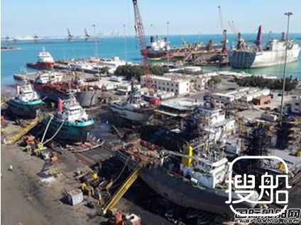 阿拉伯造修船厂实现6艘船舶同时修理
