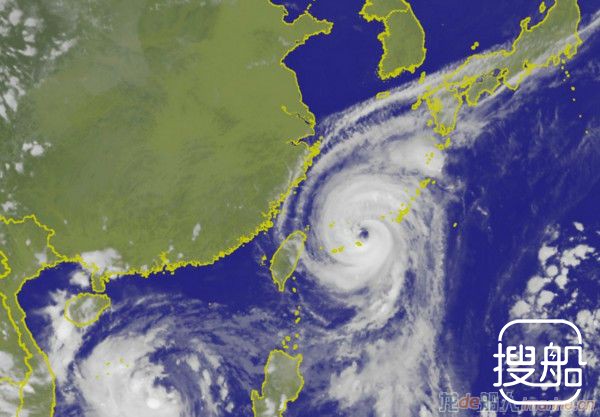 台风“泰利”袭日本 两艘台湾渔船缆绳断裂4人受困