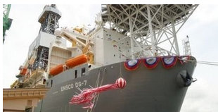 Ensco推迟三星重工在建钻井船交付期