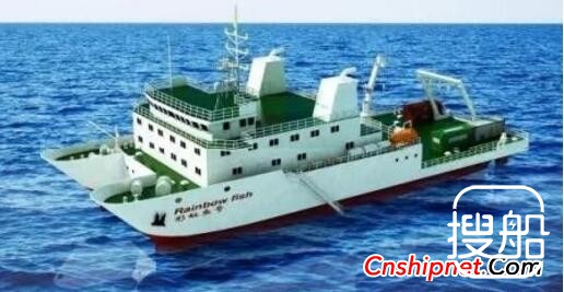 浙江天时造船泰和2200吨级小水线面双体型科考船正式开工