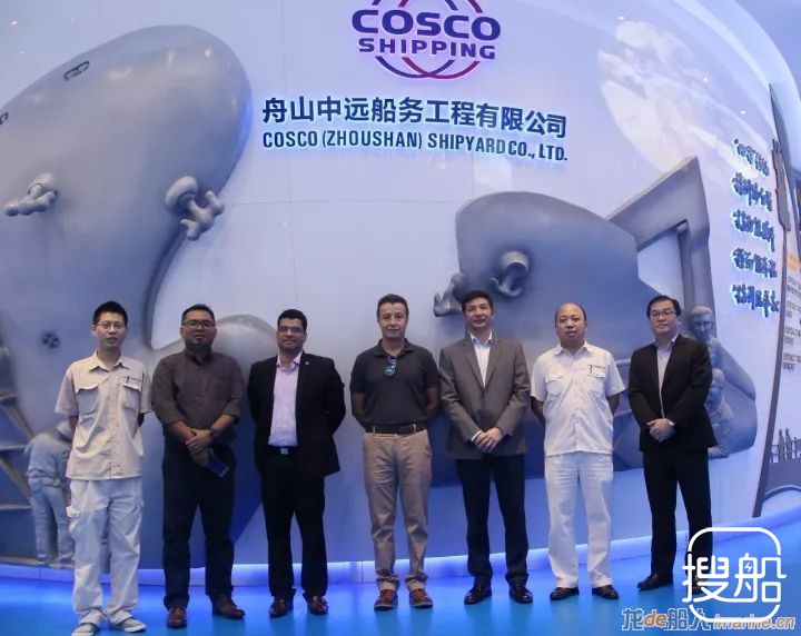 新加坡油轮巨头AET考察舟山中远船务