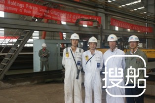 韩通重工57000吨散货轮（HT082）开工