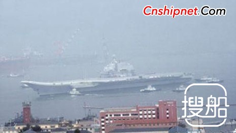 我国首艘航母完成首次海试归来