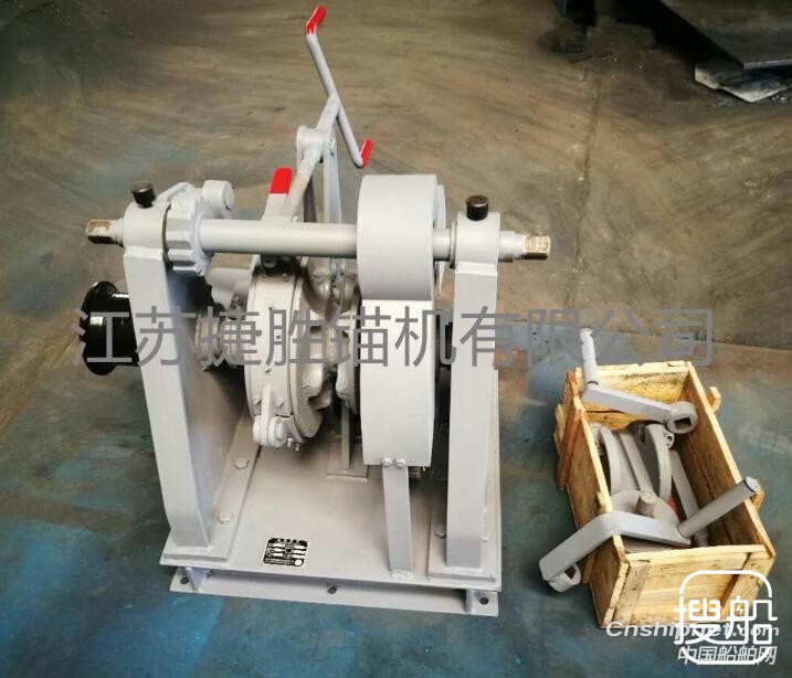 江苏捷胜锚机首台Φ26mm人力锚机顺利通过船东船厂验收
