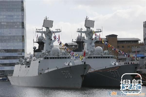 史上首次！中国海军舰艇编队靠泊伦敦港