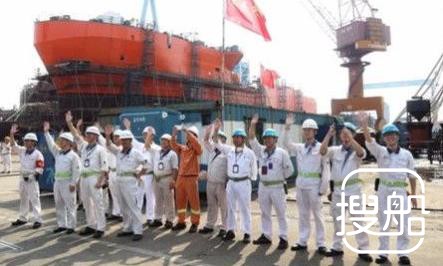 广东中远船务“海洋地质十号”出海试航