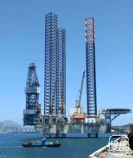 大连中远船务自升试钻井平台（N610）完成耐久试验