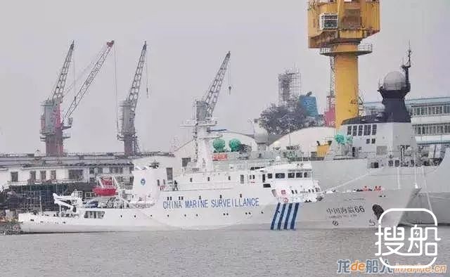 七〇八所设计的又一艘1000吨级海监船成功下水