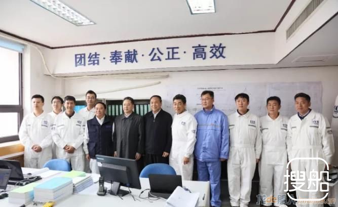 交通运输部部长李小鹏到大船集团调研