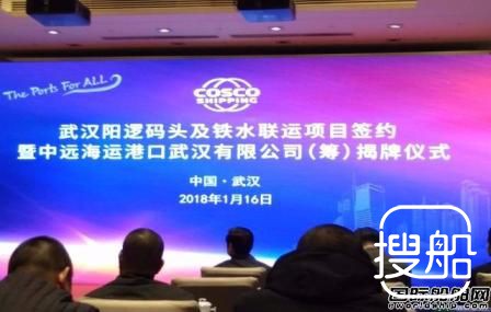 中远海运集团武汉阳逻码头项目揭牌