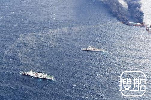 东海撞船海域溢油面积扩大达101平方公里